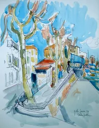 peinture : Golfe Juan n°2