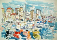 peinture : Antibes n°2