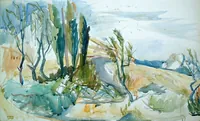peinture : Eygalières. Provence n°4