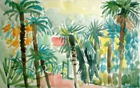 peinture : Cannes. Le mont Fleury n°5.