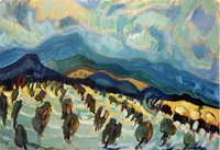 peinture : Paysage de Corse