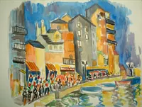 peinture : Bastia. Le vieux port n°1