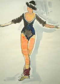 peinture : Danseuse