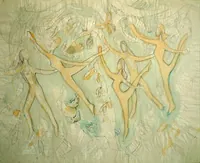 peinture : Les danseuses n°5