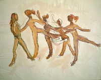 peinture : Les danseuses n°15
