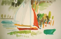 peinture : Le voilier