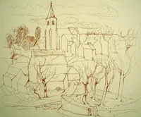 peinture : Ahuy en Bourgogne