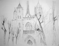 peinture : Dijon St Bénigne