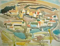 peinture : Vaux Saules n°6