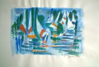 peinture : Enghein. Voiles