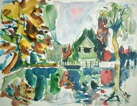 peinture : Environs d'Enghein les Bains