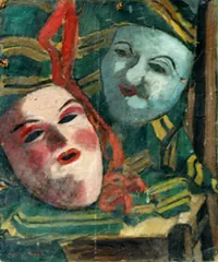 peinture : Les masques n°1