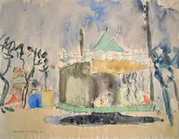 peinture : Le manège n°1