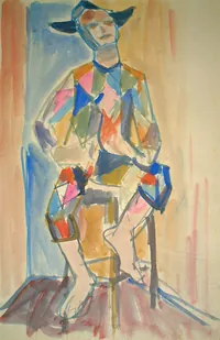 peinture : Le faune n°2
