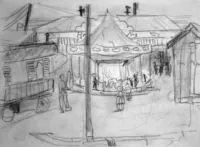 peinture : Le manège n°4
