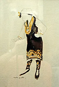 peinture : Personnage folklorique