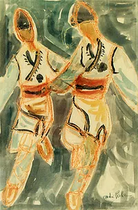 peinture : Danseurs n°2