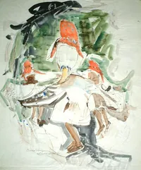 peinture : Tchèque n°2. Danses