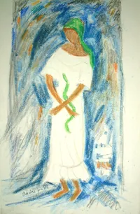 peinture : Haiti n°3. Danseuse