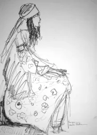 peinture : Turquie n°7. Danseuse