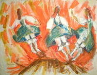 peinture : Polka Bourguignonne