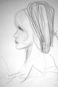 peinture : Brigitte Bardot n°1