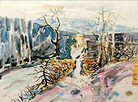 peinture : Le Colombier n°1