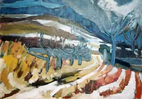 peinture : L'allée