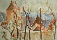 peinture : Au colombier n°2