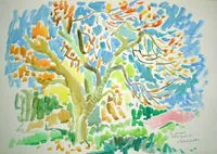 peinture : Le cerisier n°1