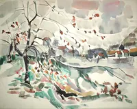 peinture : Flavignerot n°28