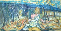 peinture : Le colombier