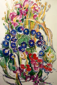 peinture : Bouquet n°4