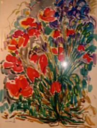 peinture : Bouquet n°6