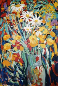 peinture : Fleurs de printemps