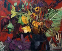 peinture : Fleurs séchées n°2