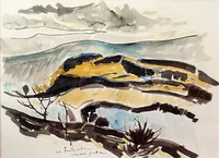 peinture : Paysage des Htes Côtes n°1