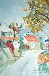 peinture : Curtil-Vergy n°1