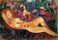 peinture : Nu allongé n°2