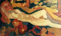 peinture : Nu allongé n°3