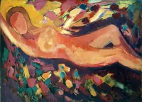 peinture : Nu allongé n°6