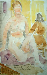 peinture : A l'Académie Julian n°3