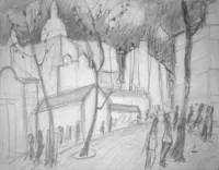peinture : Montmartre n°3