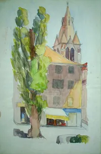 peinture : Allevard les Bains