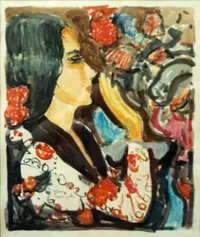 peinture : Gitane