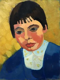 peinture : jeune fille n°1