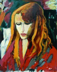 peinture : Jeune fille n°3