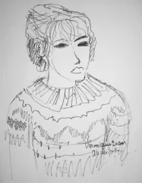 peinture : Véronique 20 ans