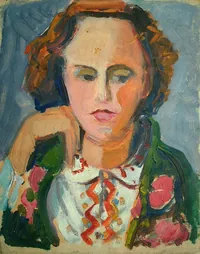 peinture : Jeune polonaise