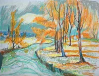 peinture : Aisey sur Seine